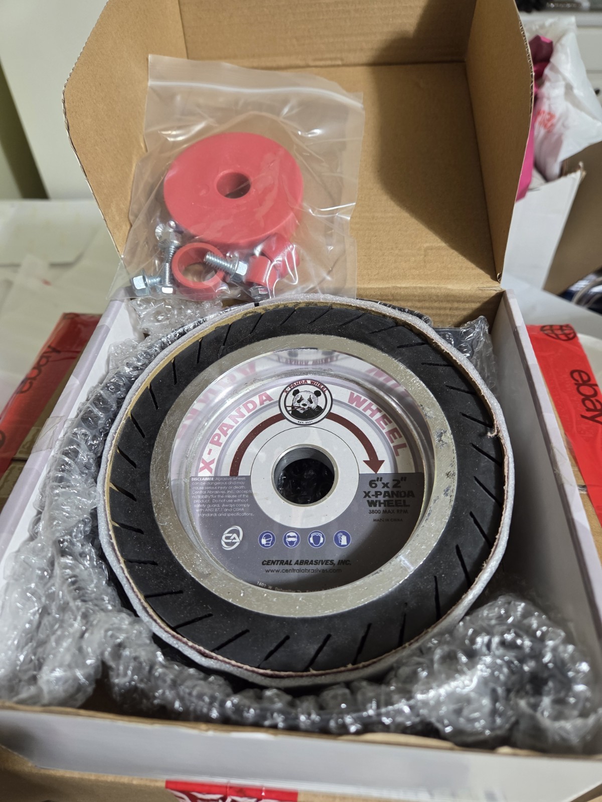 6" Expander Wheel w/Safety Guard by X-PANDA - Aluminum Hub - Free Shipping - NEW