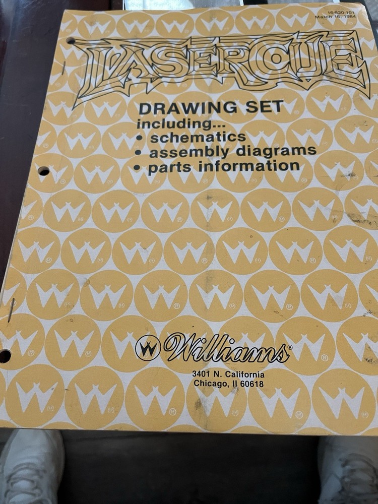 Laser Cue Pinball Drawing Set