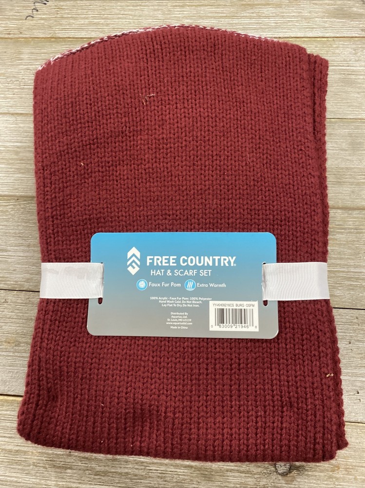 Free Country Hat And Scarf Set