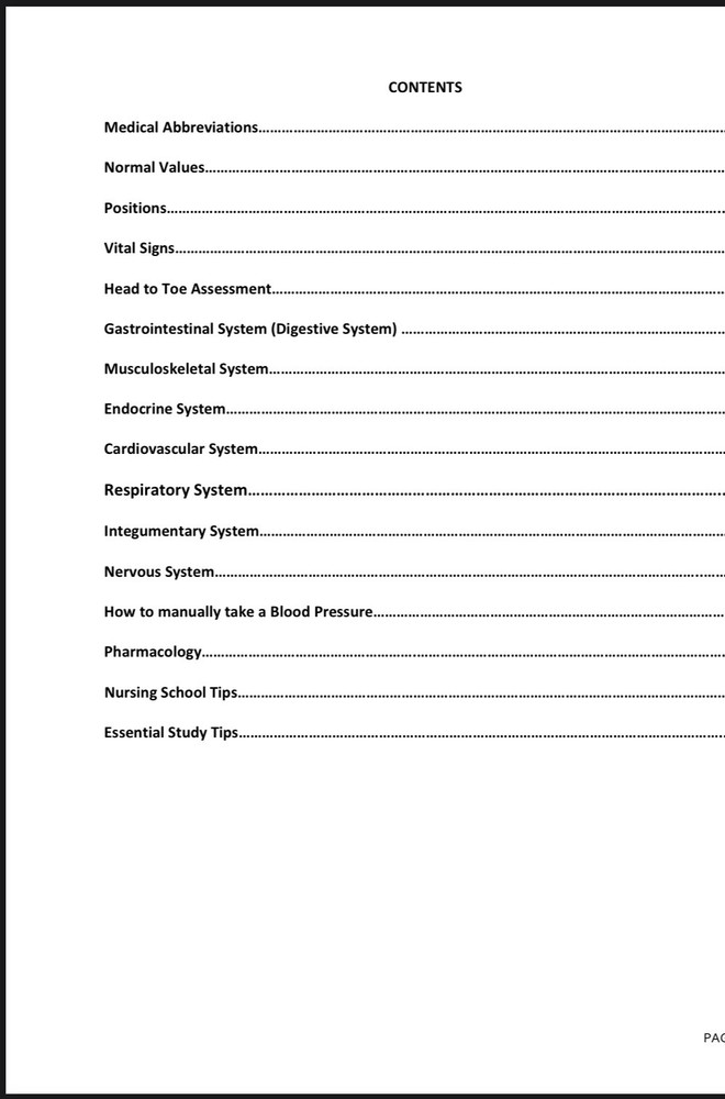 Nursing Student Study Guide NEW UPDATED VERSION 2025