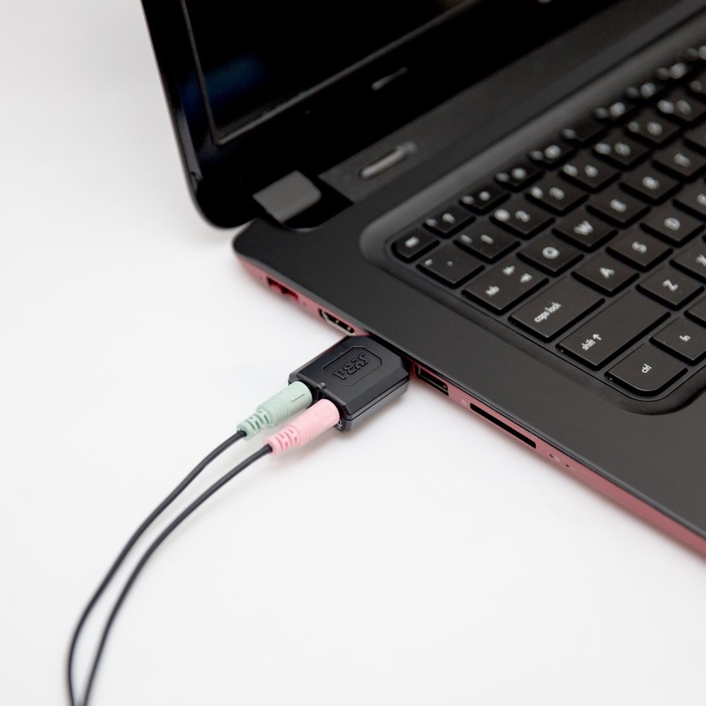 external USB Stereo Sound Adapter for Windows, Mac, Linux Extra Audio Source ...