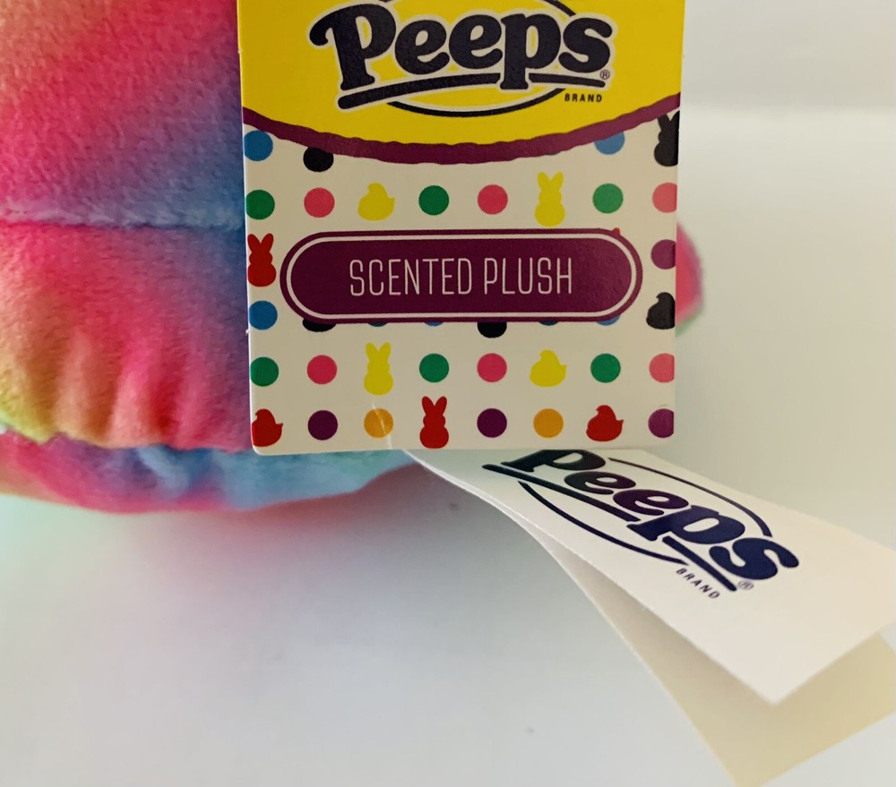 Peeps Rainbow Chick Marshmallow Scented Soft Plush 5” Easter Toy