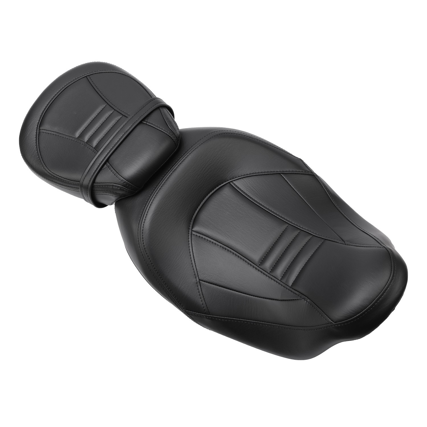 Low-Profile Seat Rider Passenger Two-Up Seat for Harley Touring Electra Glide US