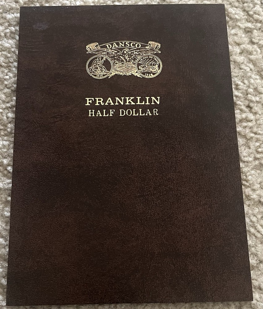 DANSCO COIN FOLDER #165 FRANKLIN HALF DOLLARS 1948-1963