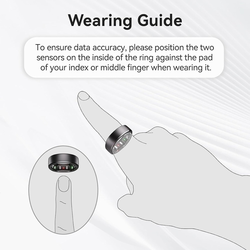 Smart Ring Sizing Kit - Discover Your Fit with 9 Sizes, Compatible with Ringconn