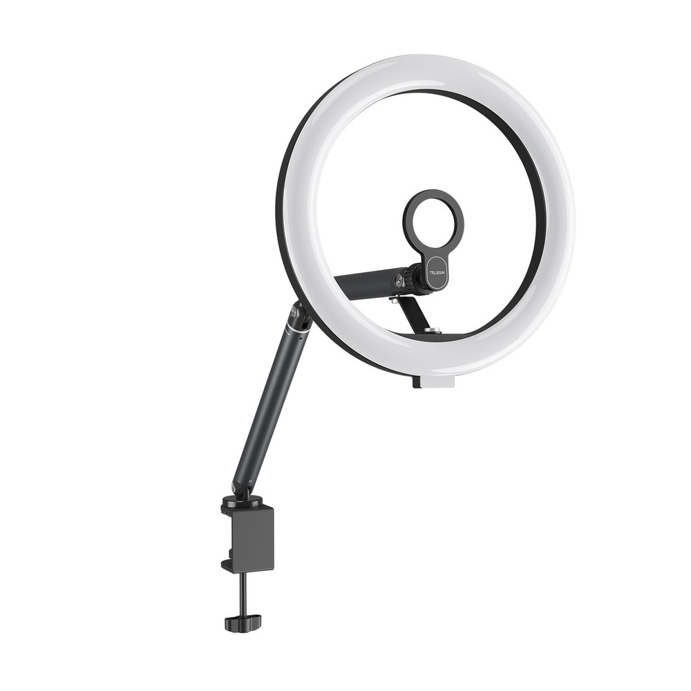 Mobile Video Live Broadcast Bracket Ring Fill Light Three Levels Remote Controll