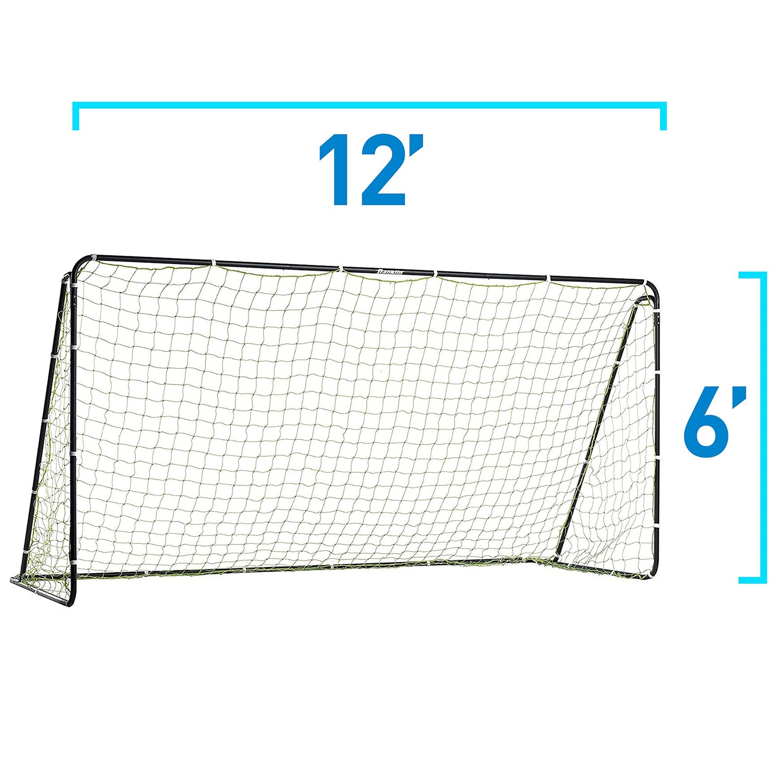 Franklin Sports Premier Soccer Goal, Black, 12 x 6