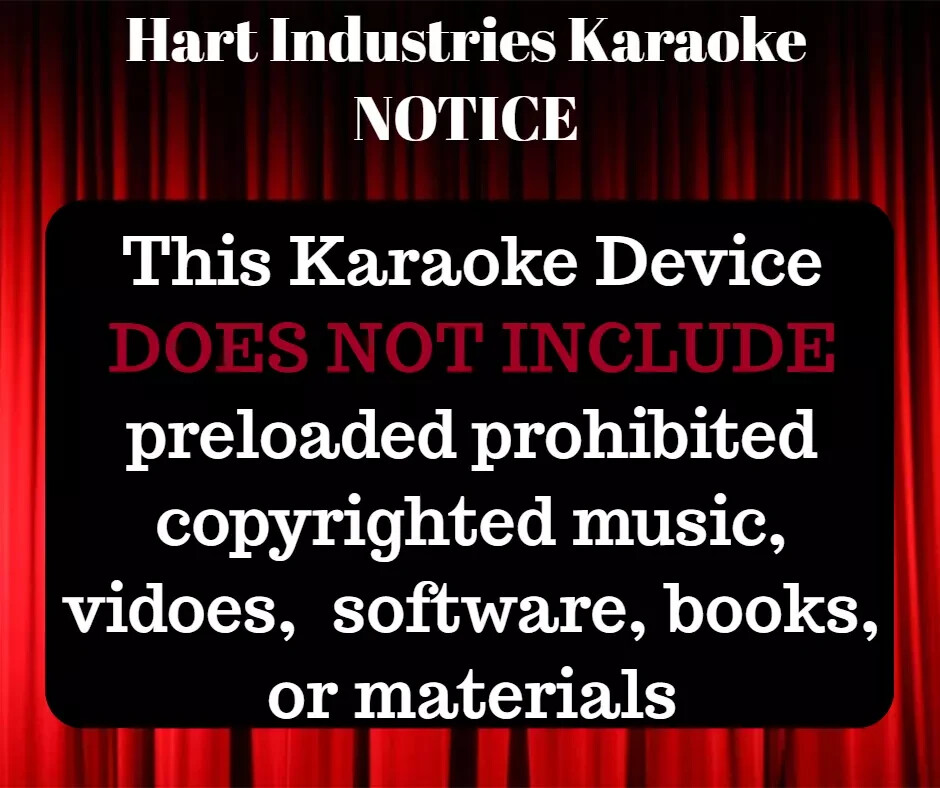 Computer Karaoke 2TB Hard Drive Player - Host Karaoke From Your Laptop.