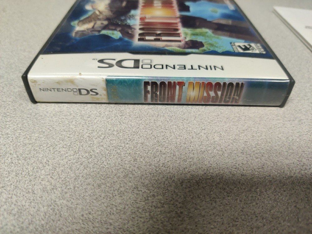 Front Mission (Nintendo DS, 2007) Case Manual And Inserts Only!