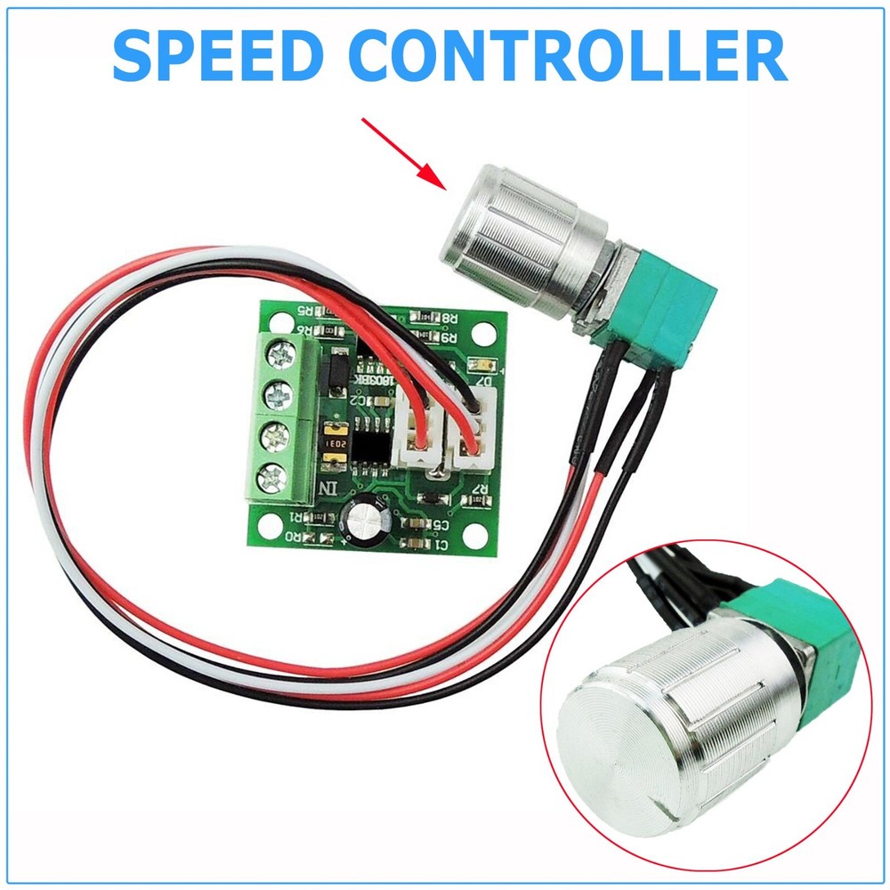 6V 12V 2A 30W DC Motor Speed Controller PWM Adjustable Variable Driver Switch