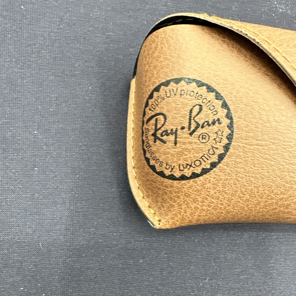 Ray ban  leather case only Brown