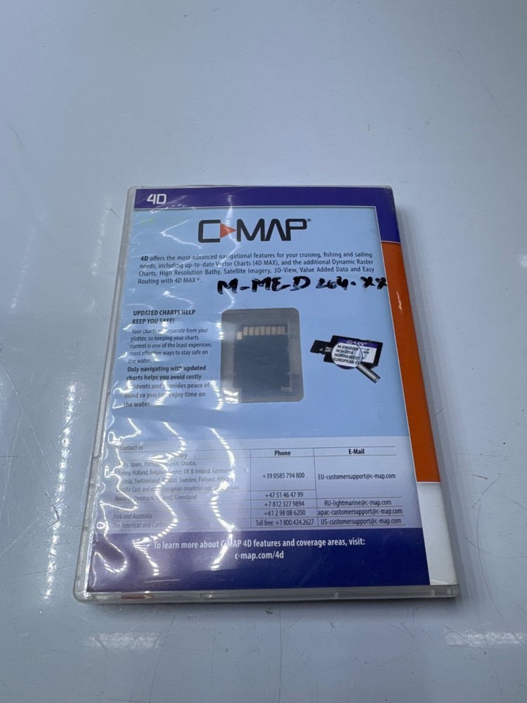 C-MAP M-ME-D204-12 4D SD CARD