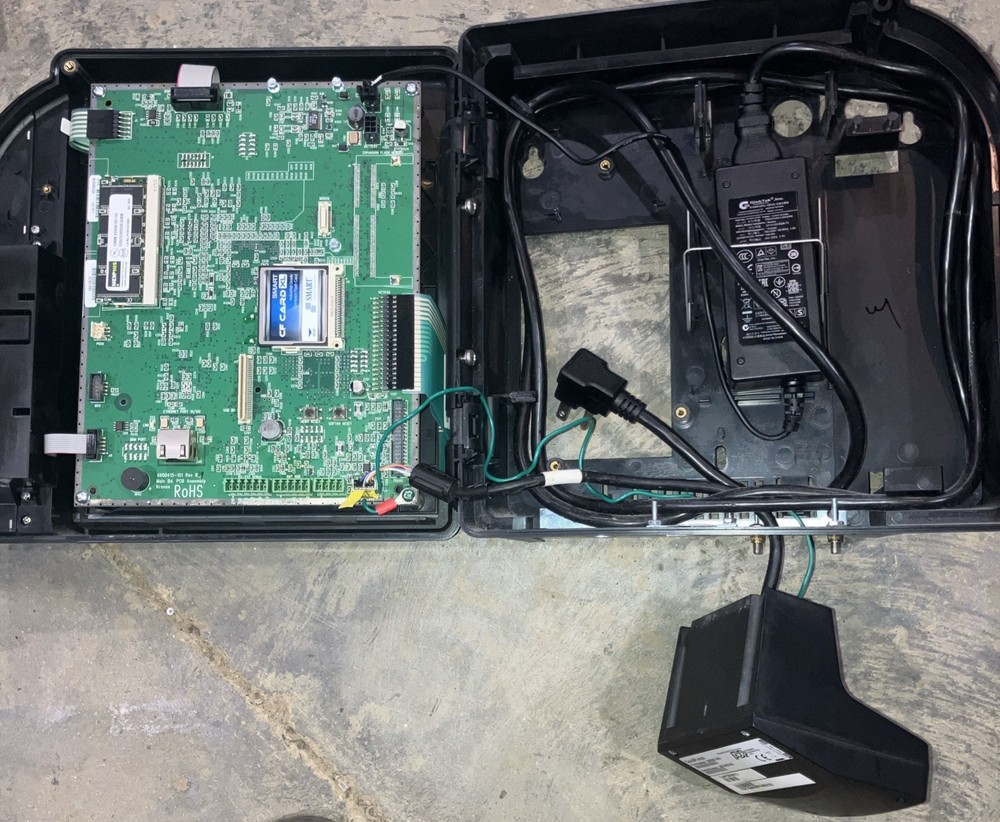 Kronos 4500 Digital Badge Time Clock With PSU & Fingerprint Reader