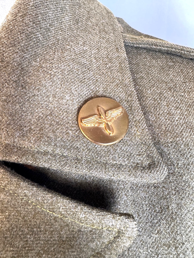 WWII USAAF – AIRWAYS COMMUNICATIONS SYSTEM GROUPING – UNIFORM, MEDALS & DOCS