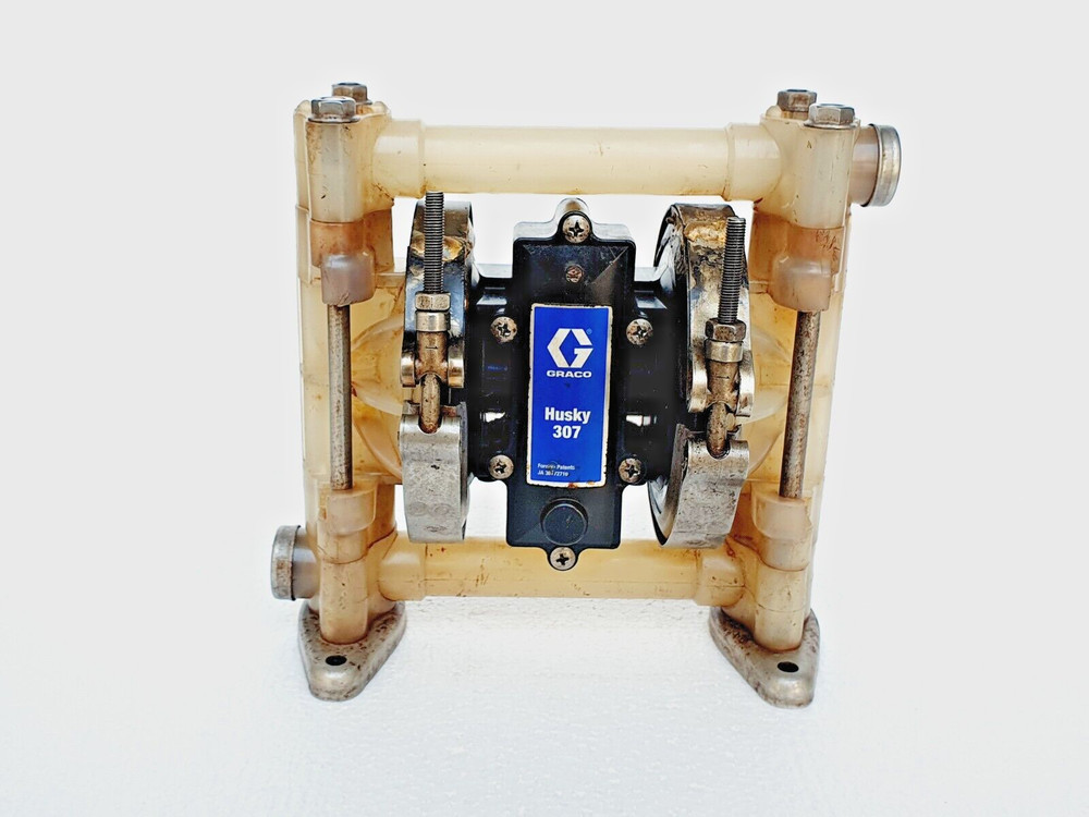 GRACO HUSKY 307 D32911 Diaphragm Pump 3/8" AODD Pump, Polypropylene PP