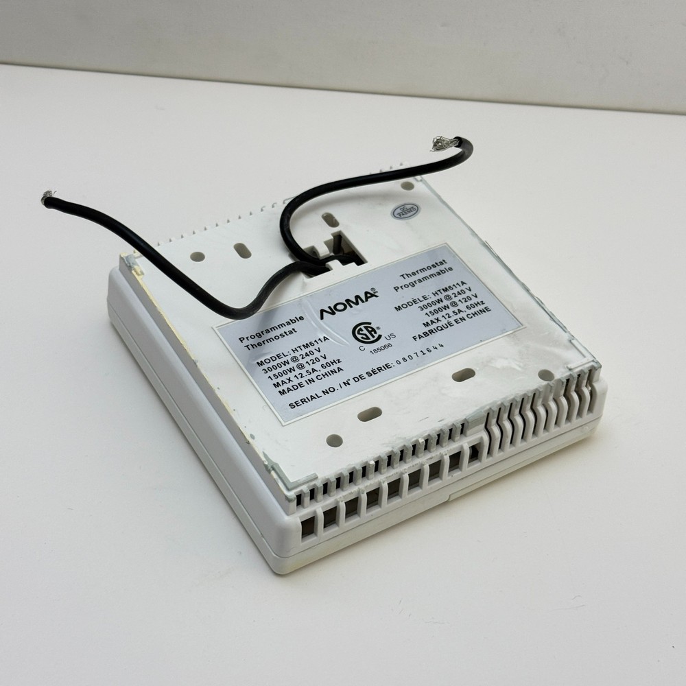 NOMA Programmable Thermostat HTM611A Digital 120/240V Wall Control