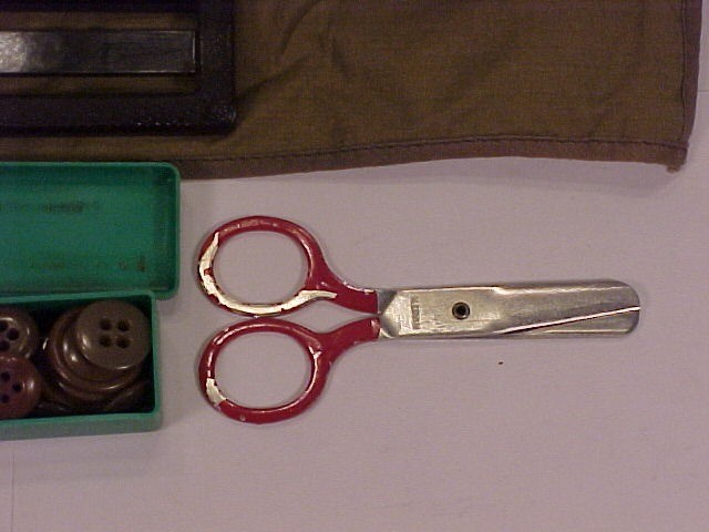 ORIGINAL, VG+ & VERY COMPLETE GI's "Soldier's Housewife" Sewing Kit--Issue Type?