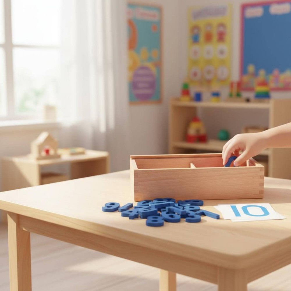 Child-Centered Numbers and Chips Set for Children