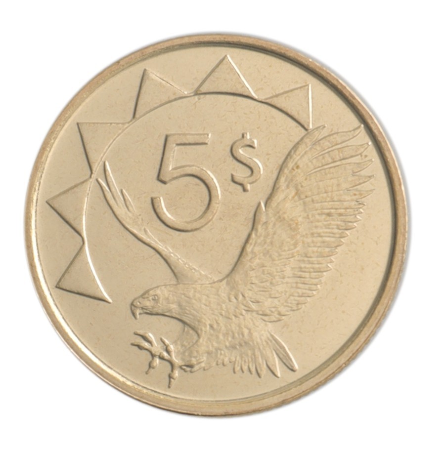 Namibia 5 Dollars, 1993-2023, KM #5, Mint