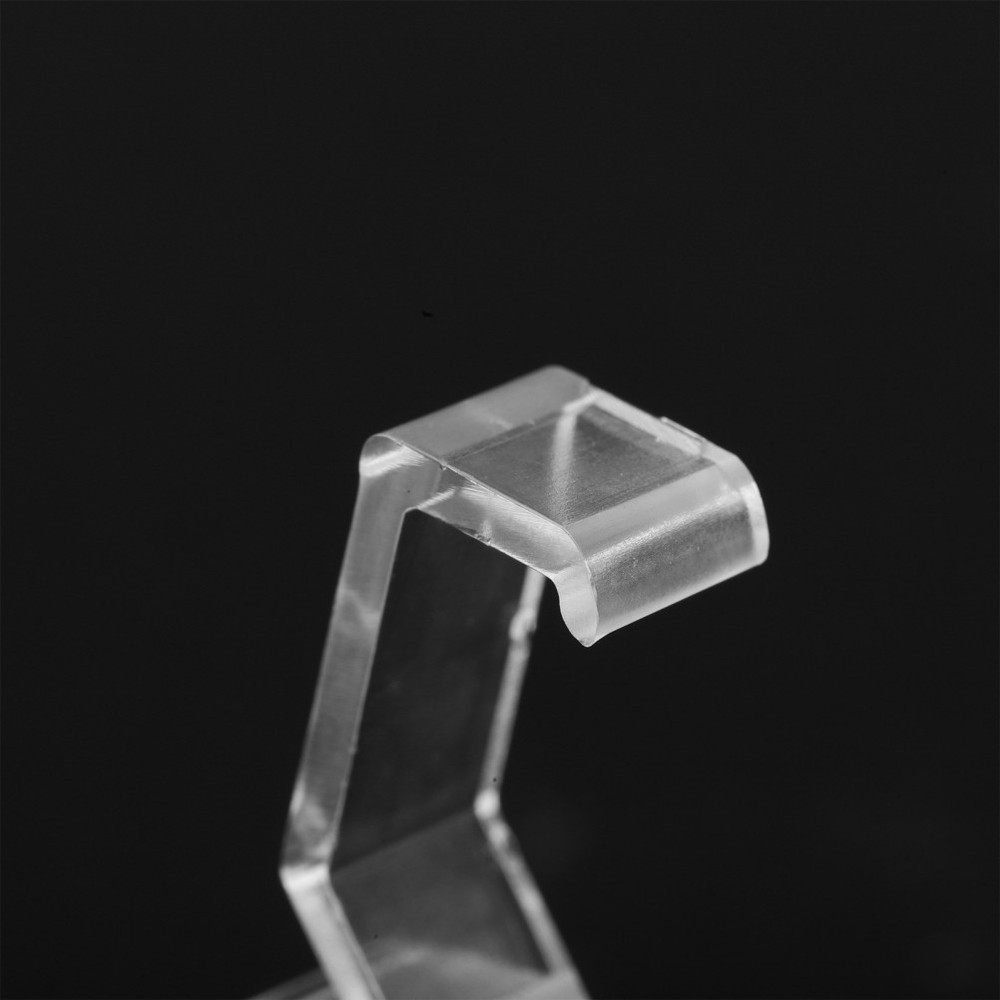 10 Pcs Clear Window Blind Clips Plastic Valance Retainer for Horizontal Blinds