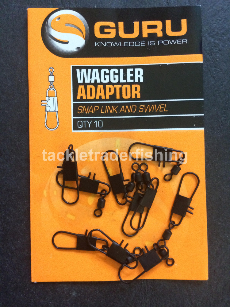 GURU WAGGLER ADAPTOR SNAP LINK & SWIVEL - QTY 10