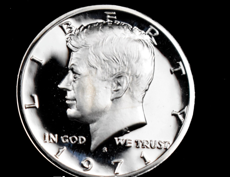 1971 S Proof Kennedy Half Dollar