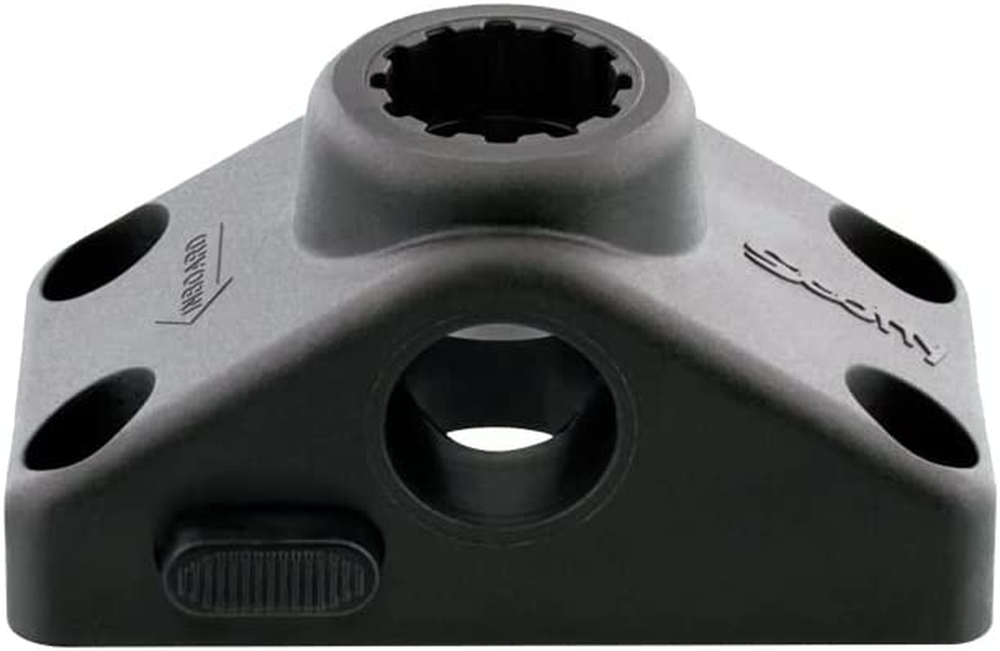 #241L-BK Locking Side Deck Mounting Bracket, Black, Small