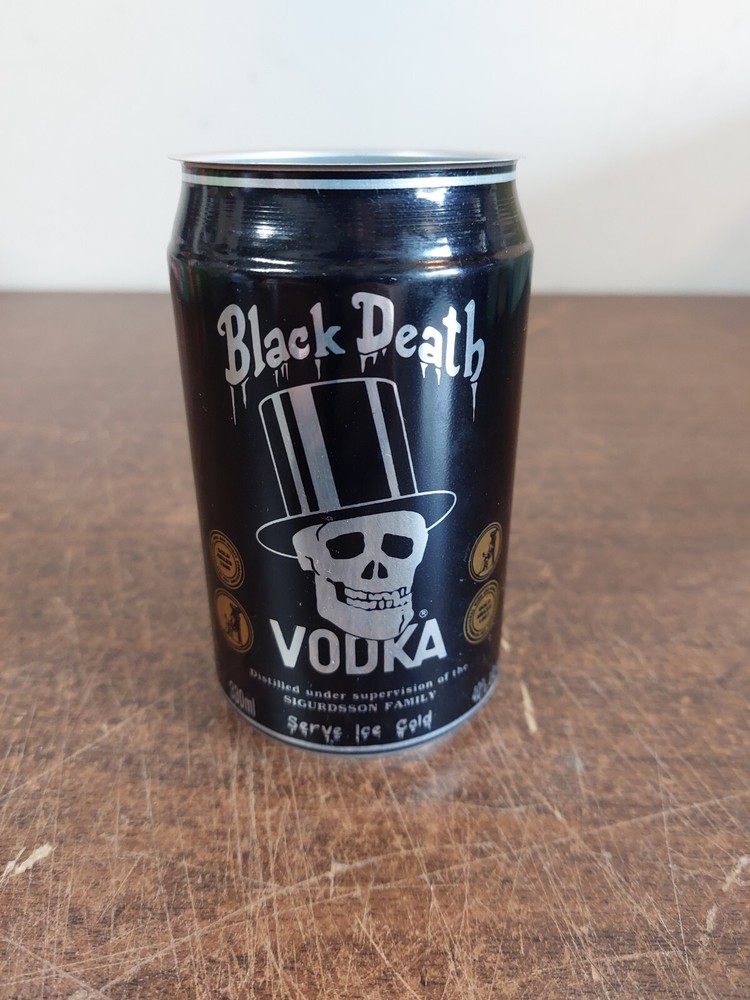 BLACK DEATH VODKA Slash AC/DC  330ml Empty Can