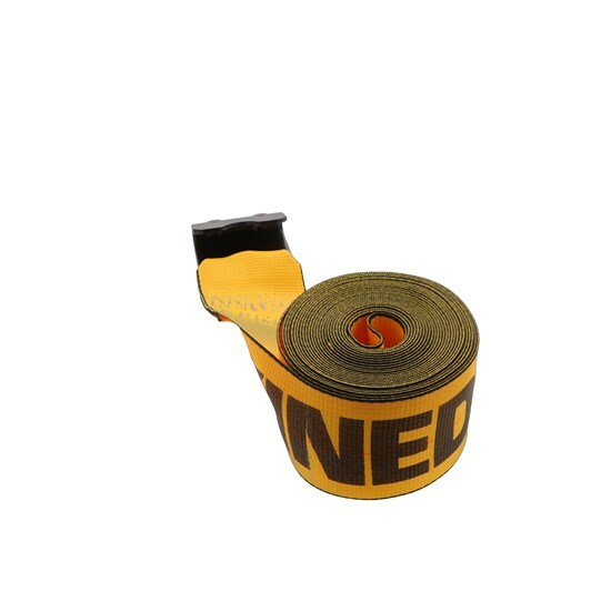 (10 Pack) Kinedyne 4"x30' Winch Straps with Flat Hook, Flatbed Tie Down Strap