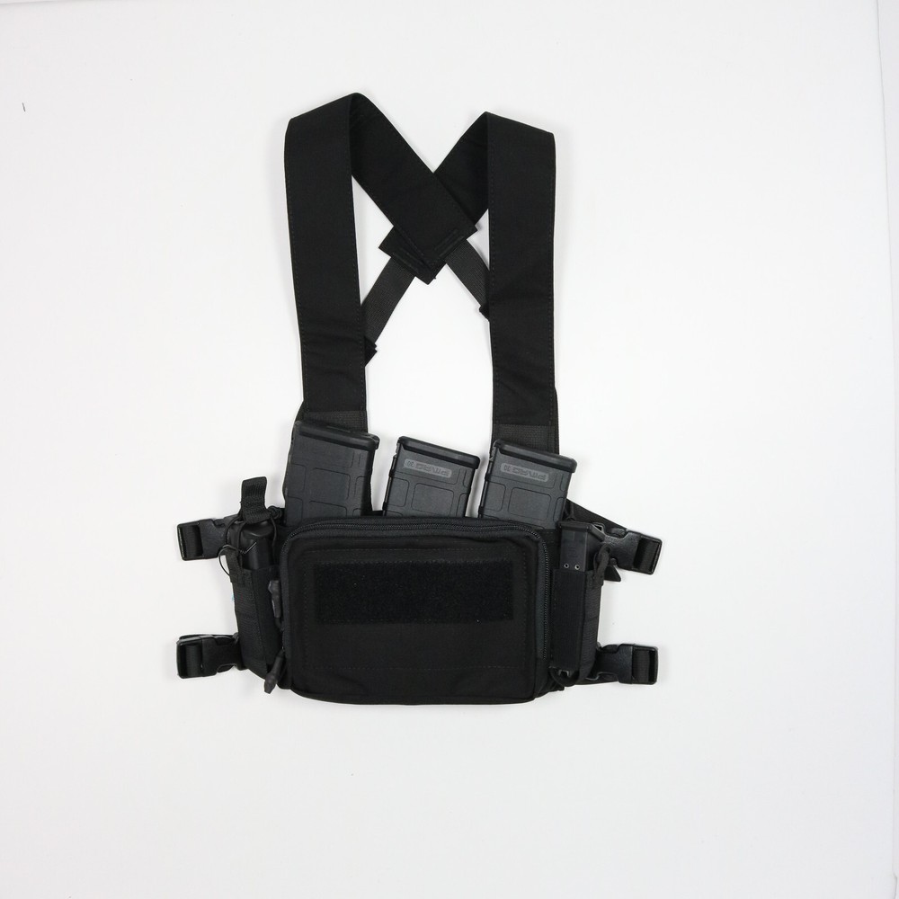 D3CRM Style Tactical Chest Rig - Black