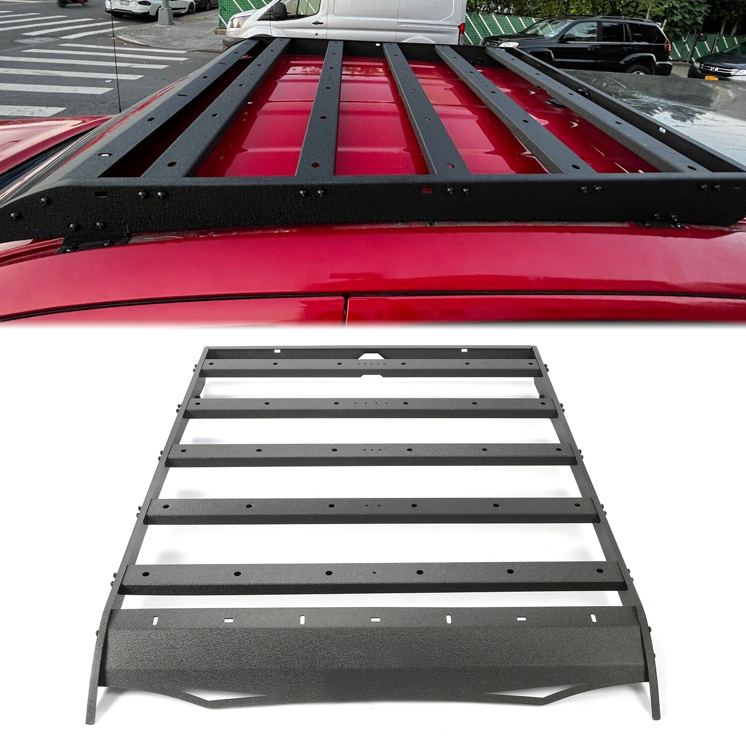 HECASA Roof Rack Cargo Luggage Carrier For Toyota Tacoma Double Cab 2005-2023