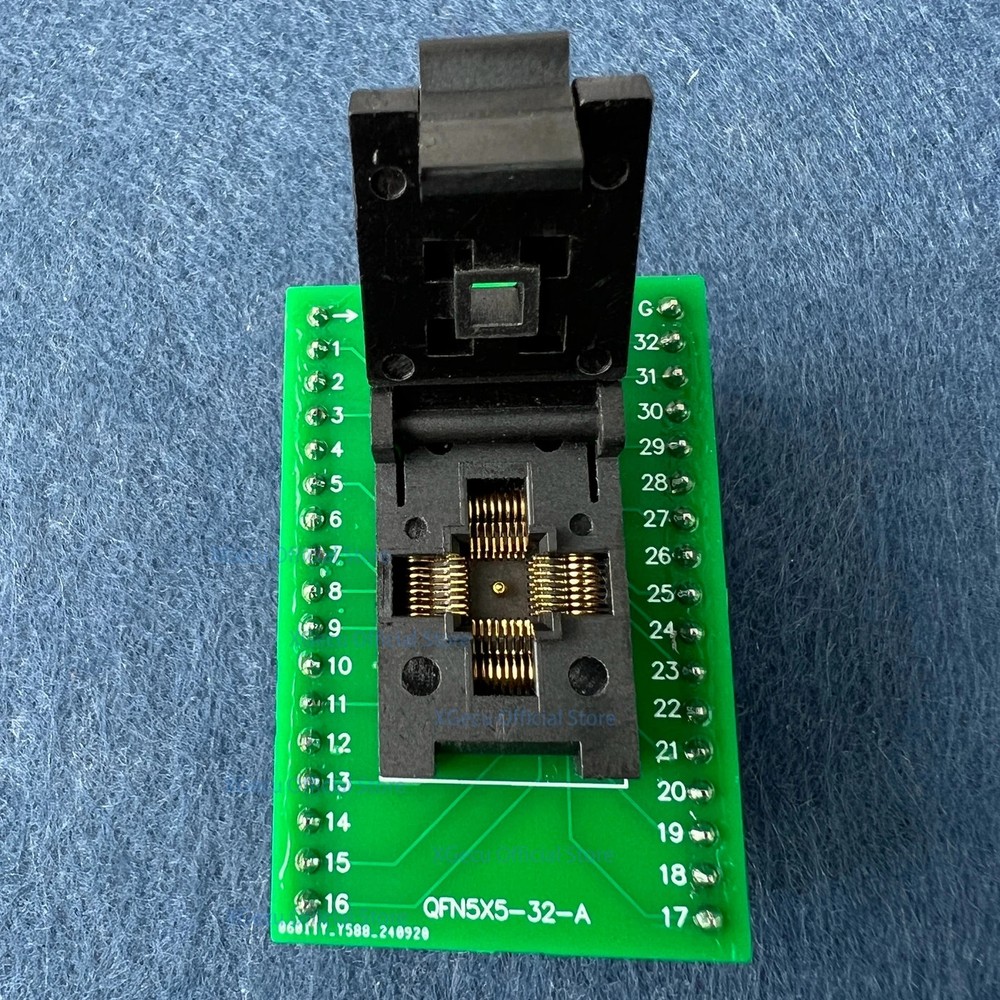 QFN32 / QFN5X5-32L(0.5) Programming Socket W/ Burn-in Test Socket DIP32 Adapter