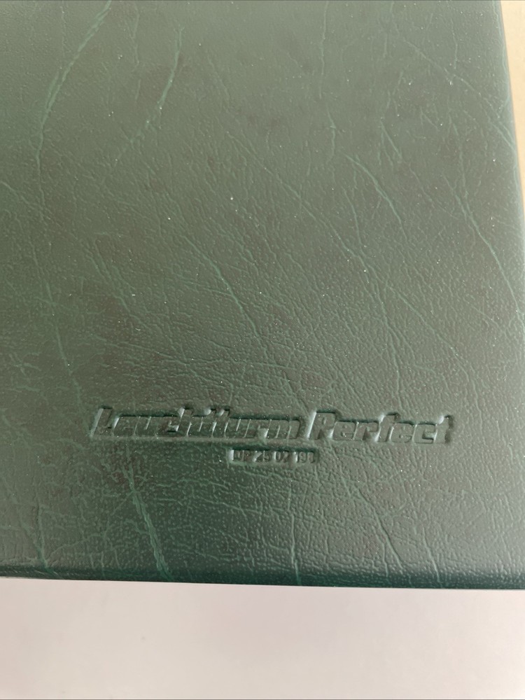 Leuchtturm ‘Perfect’ Lighthouse Large Stamp Collection Binder & Slipcase Green