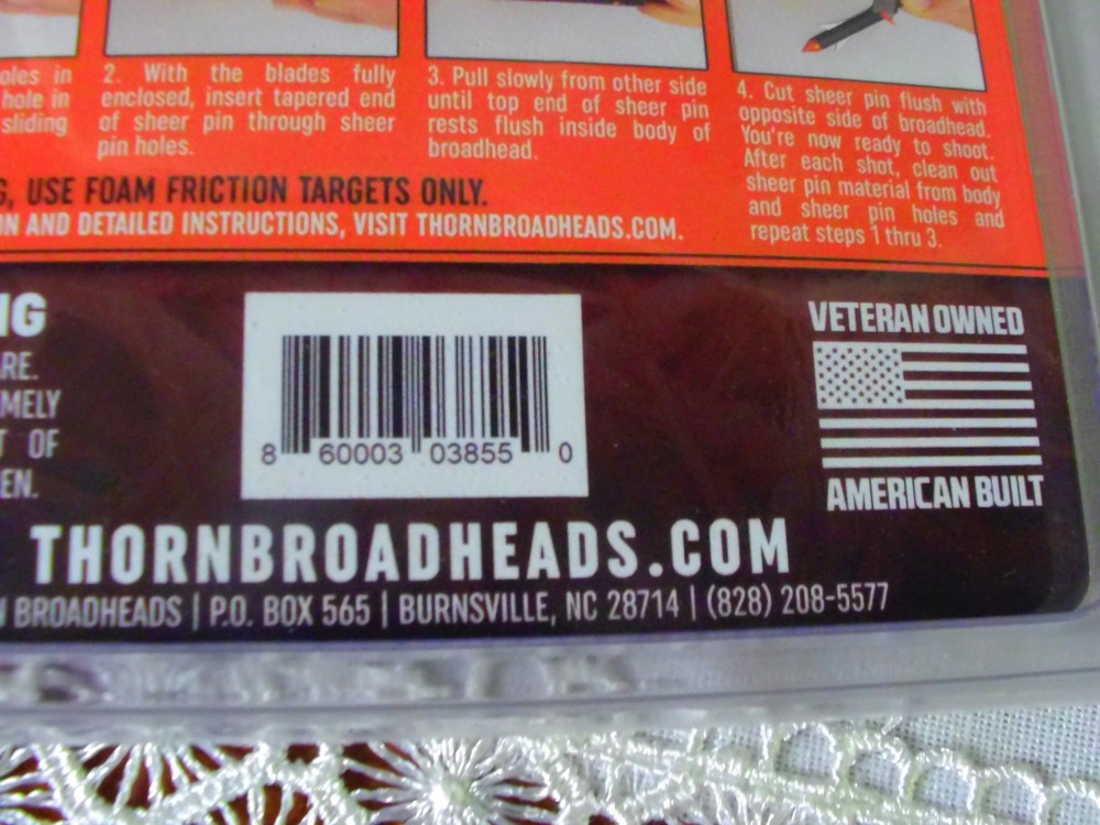 Thorn XV broadhead 100 grain compound