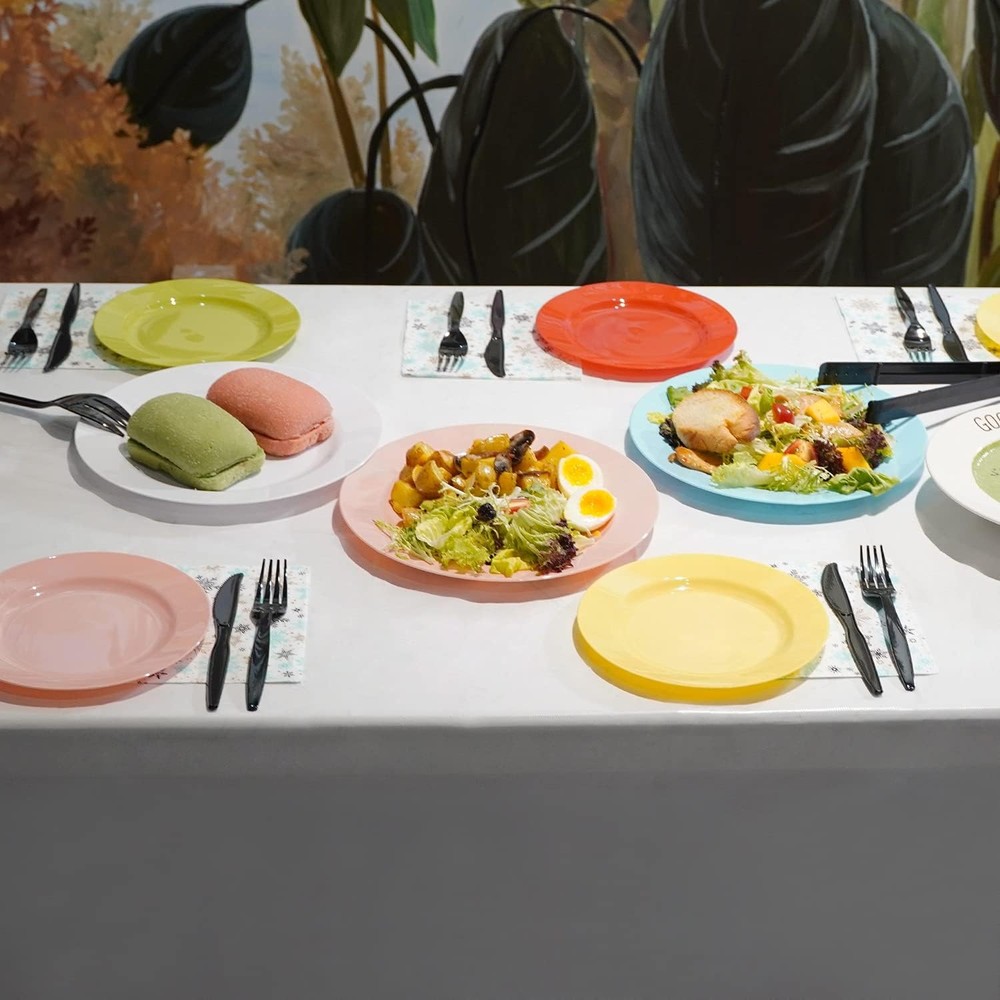Black Plastic Knives, Heavy Duty Disposable