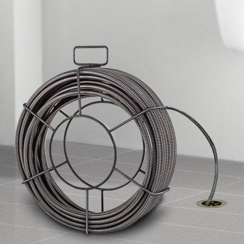 Drain Cleaning Cable 100 Feet x 12 Inch Solid Core Cable Sewer Cable Drain