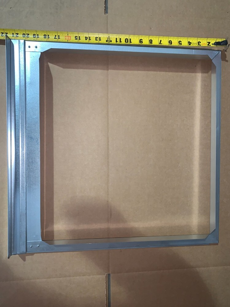 20x20 FILTER RETURN AIR RACK W/ FILTER OPENING CAP