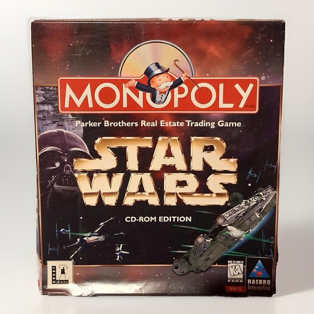 Monopoly Star Wars CD-Rom Edition PC Video Game Win 95
