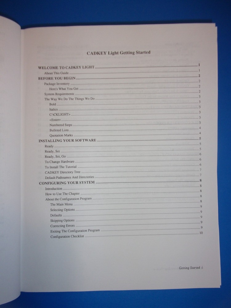 CADKEY Light 3D CAD software with all CD's plus Floppy Disks V4.0