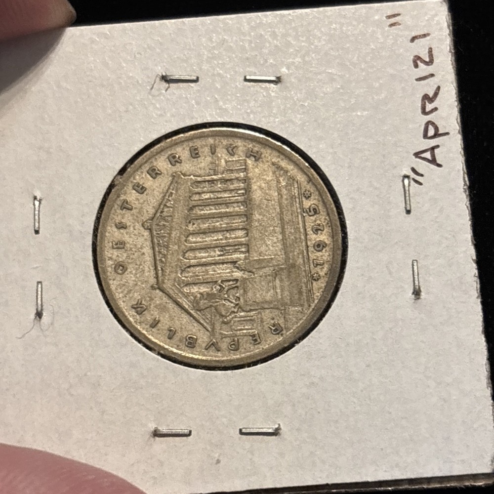 1925 Austria Shilling Silver Circulated “apr121” Ein Shilling