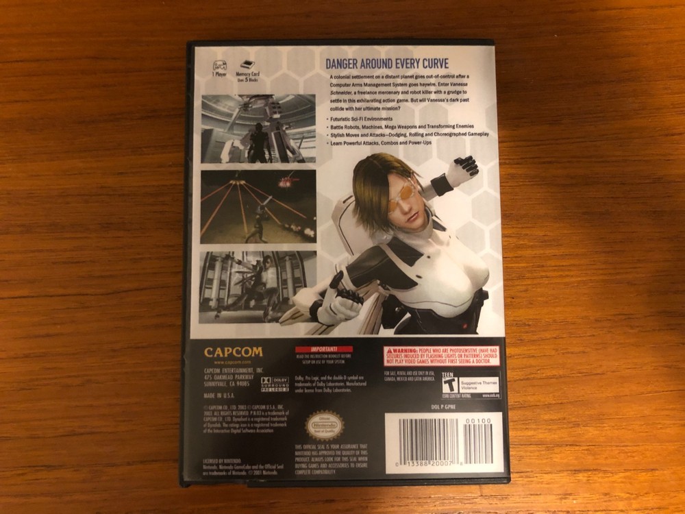 Replacement GameCube Case for P.N.03