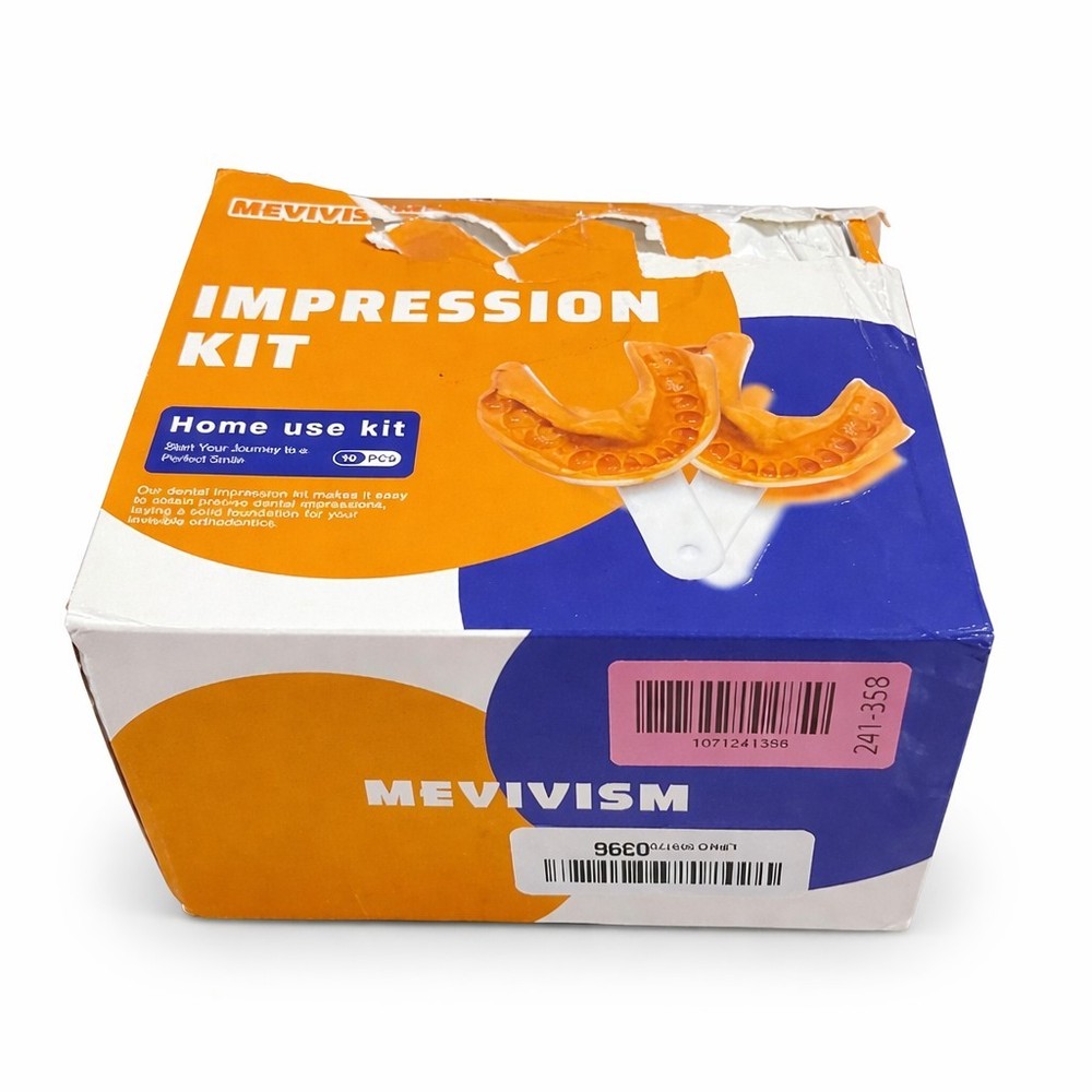 🦷 ⭐ Dental Impression Kit for Custom Retainers Upper & Lower Set