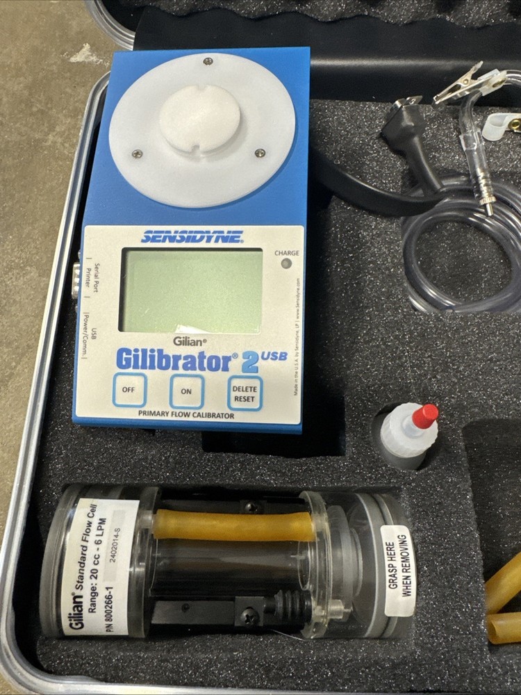 Sensidyne Gilian Gilibrator-2 Primary Flow Calibrator With Case Untested