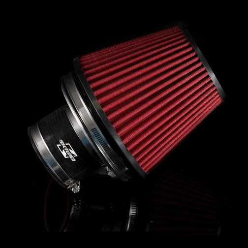K-TUNED VELOCITY STACK & AIR FILTER COMBO WITH SILICONE COUPLER 3.5" KTD-VST-C35