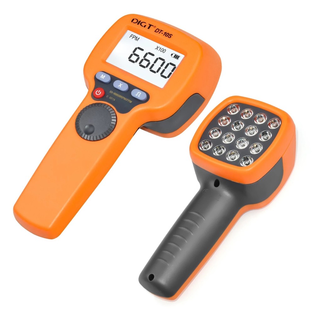 New Digital Handheld Stroboscope, LED Flash Strobe Tachometer,Speed Tester