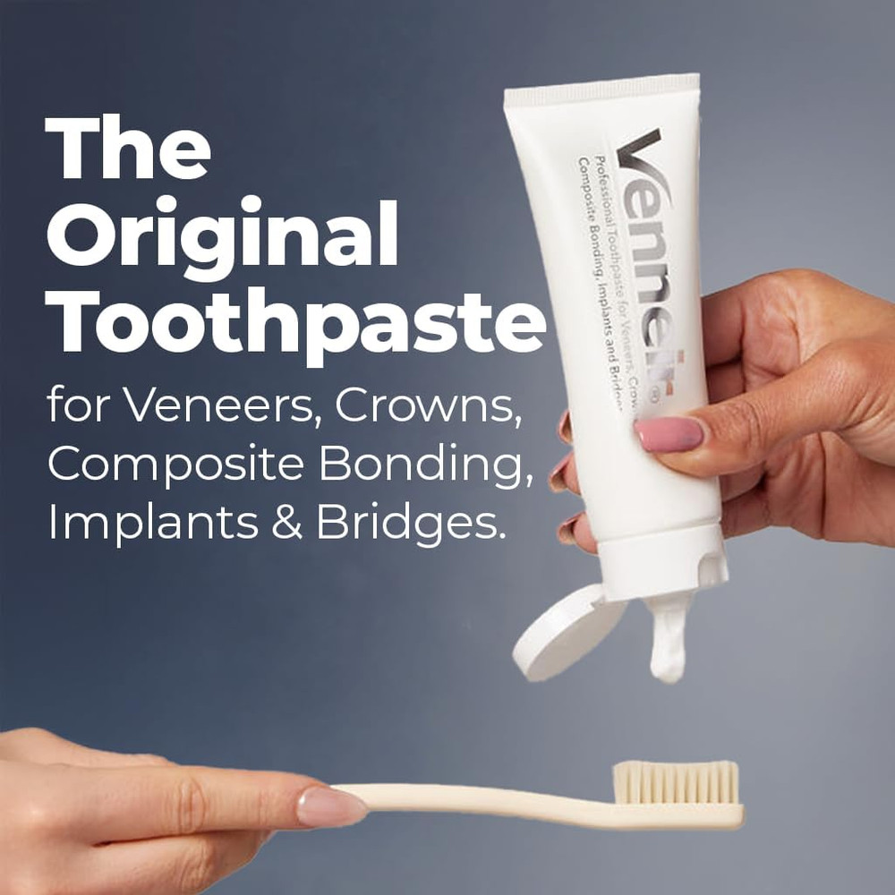 Venneir® Professional Toothpaste for Veneers, Implants, Bondings, Crowns & Sensi
