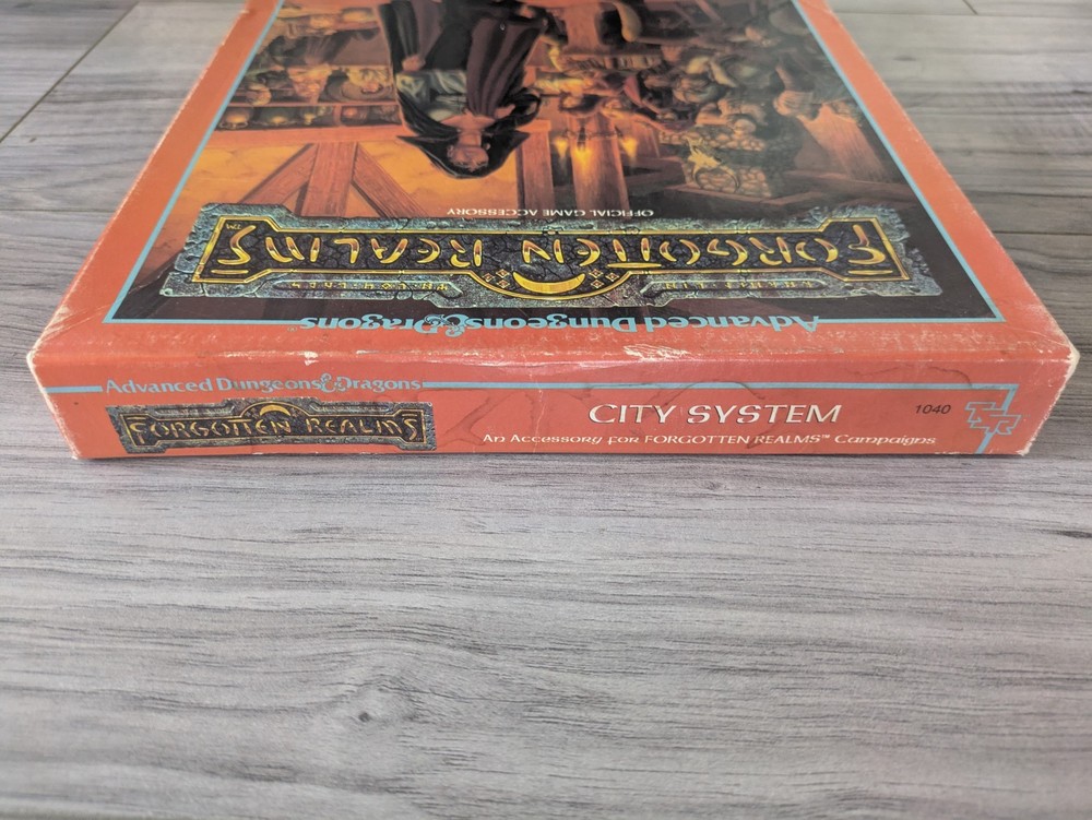 Forgotten Realms City System Box Set Accessory AD&D 1040 Complete!