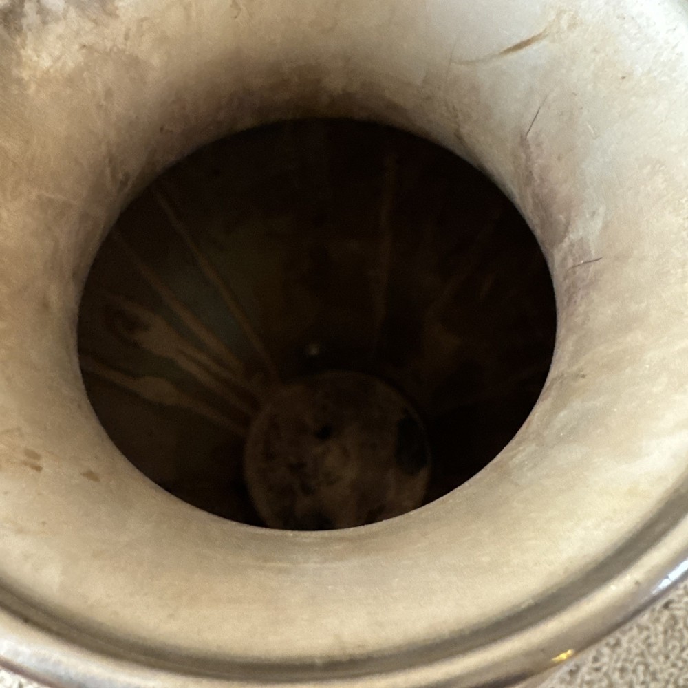 Silverplated (Silver On Copper) Teapot / Coffee Urn w/ Burner