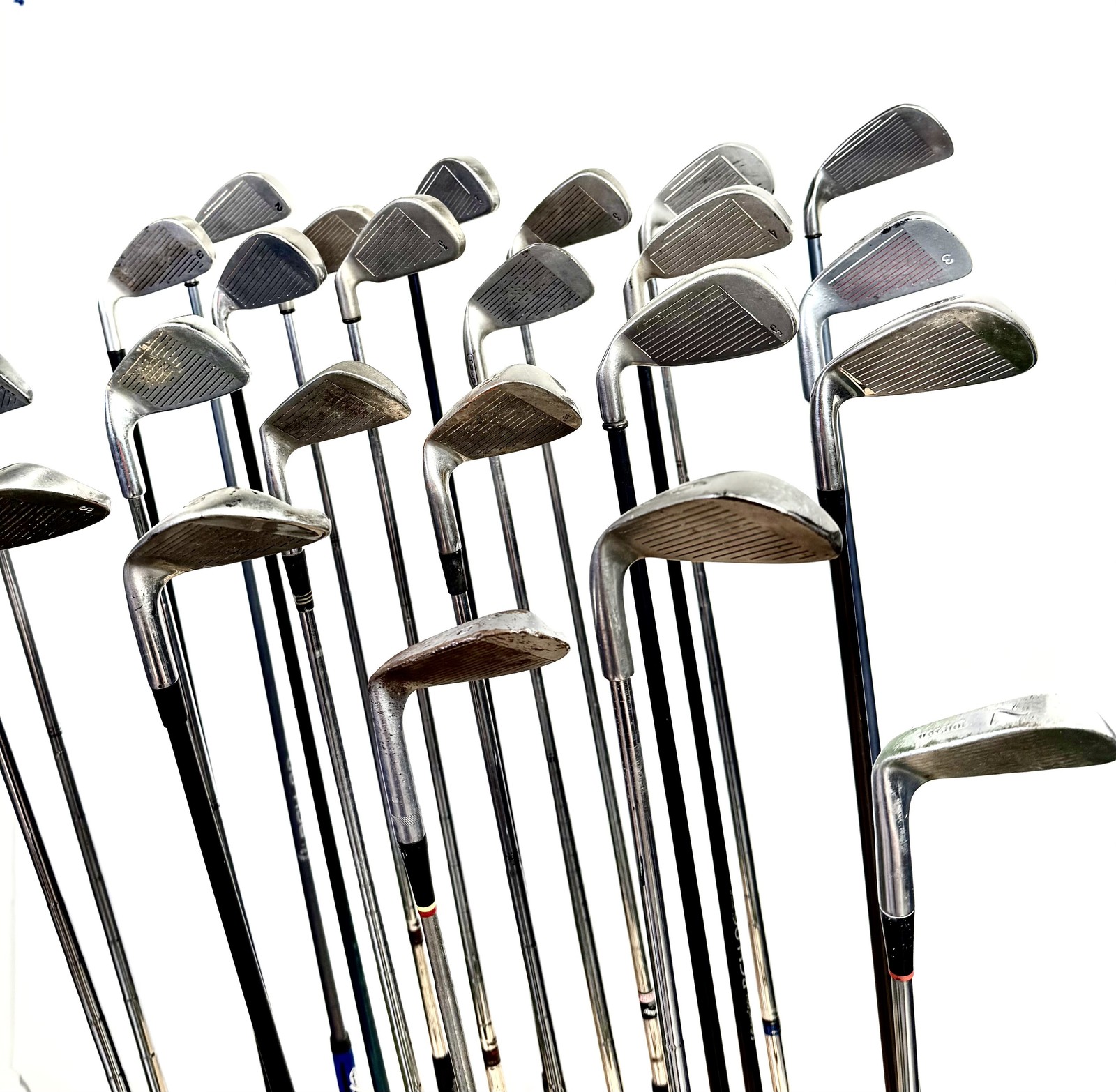 Wholesale Lot of 24 Golf Clubs - Right Handed - Assorted Irons and Wedges