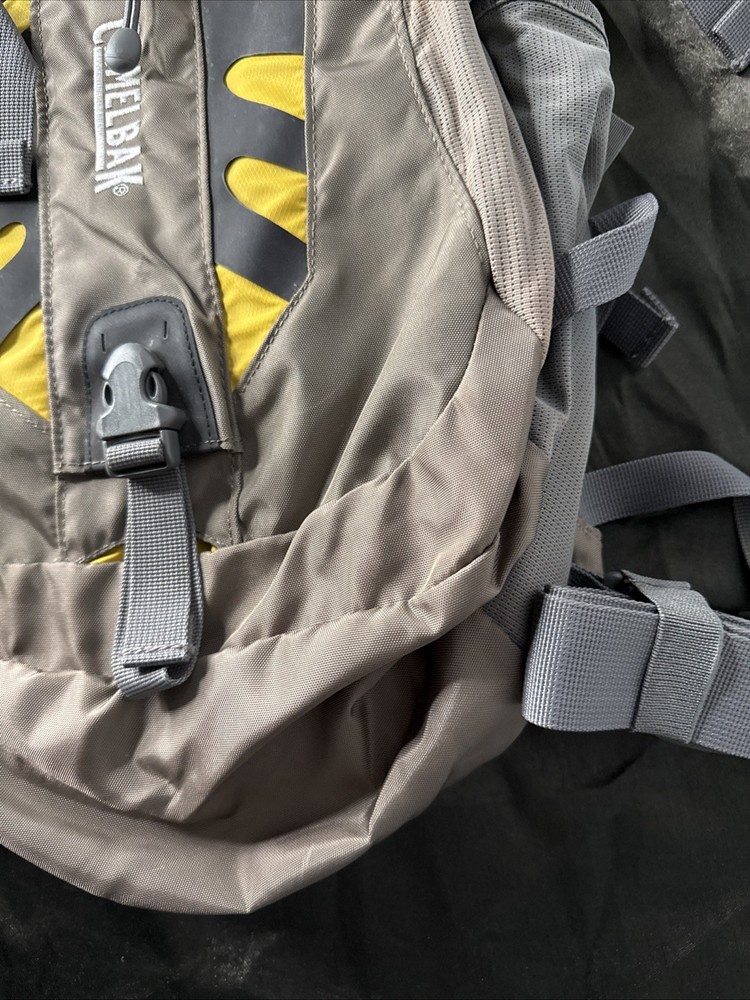 CAMELBAK Alpine Explorer Backpack, Fits 100oz Bladder - Yellow/ Gray